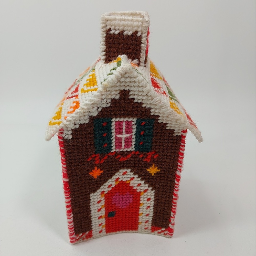 Vintage Needlepoint House